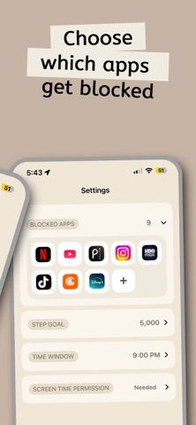 Steps: Screen Time Control Screenshot 2 of 3