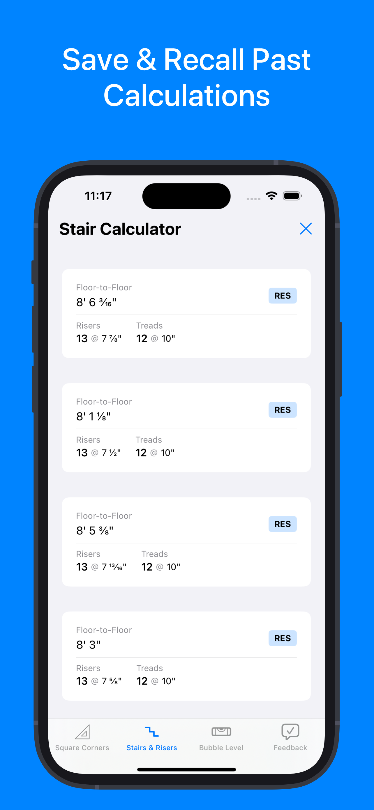 Carpenter Square & Stair Calc screenshot 3