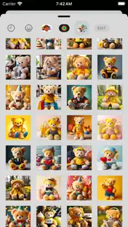 gummy bear stickers pack iphone screenshot 1