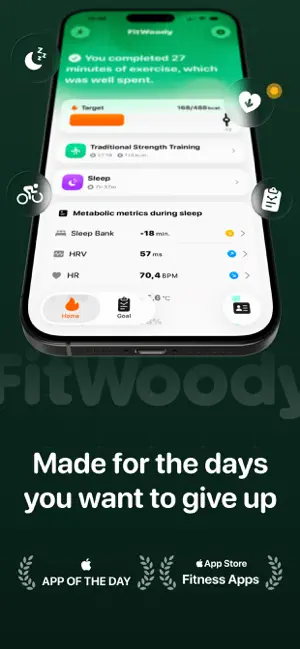 FitWoody Health Sleep Coach screenshot 1