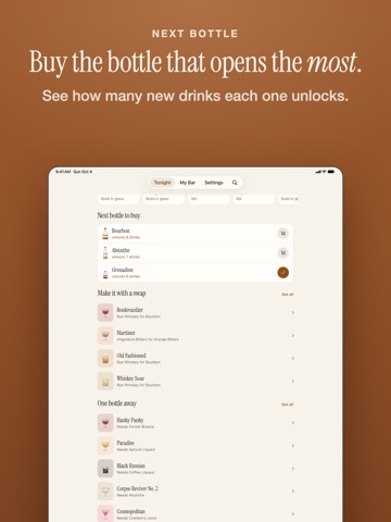 Stirred: Cocktail Recipes iPad screenshot
