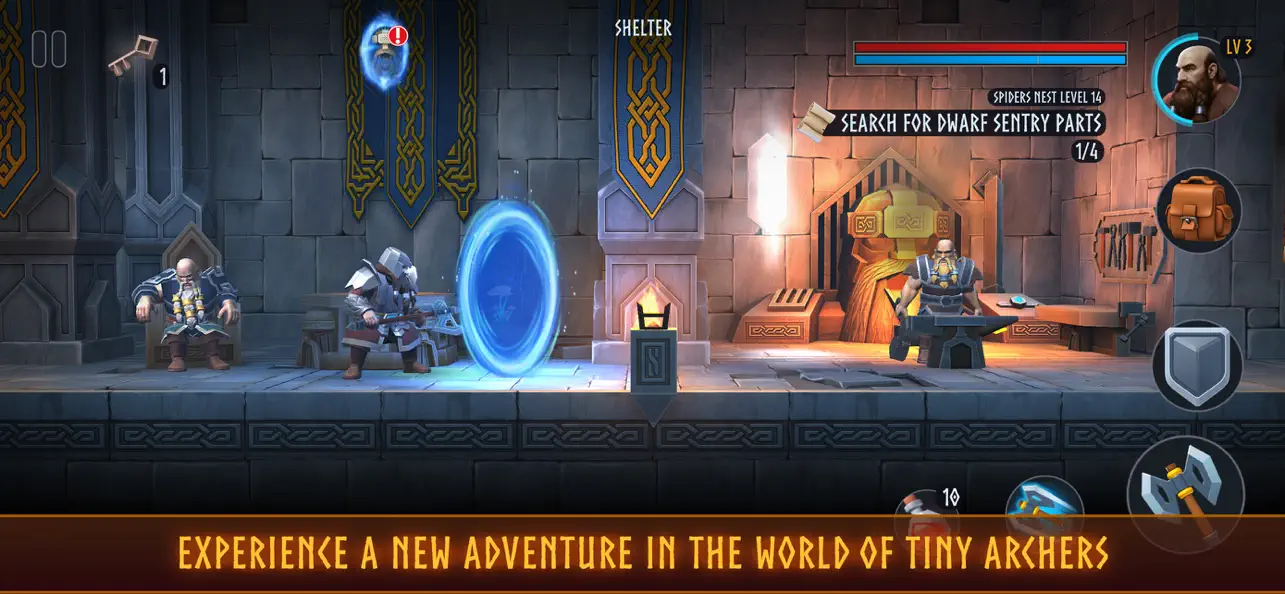 Narin Secrets of Dwarvenia Hack screenshot 1 - iOS game interface