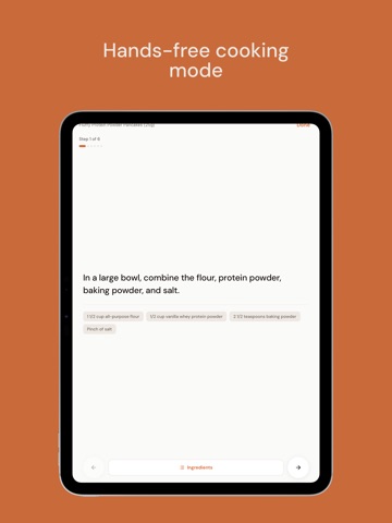 Recipe Fox - Save, Cook, Log iPad screenshot