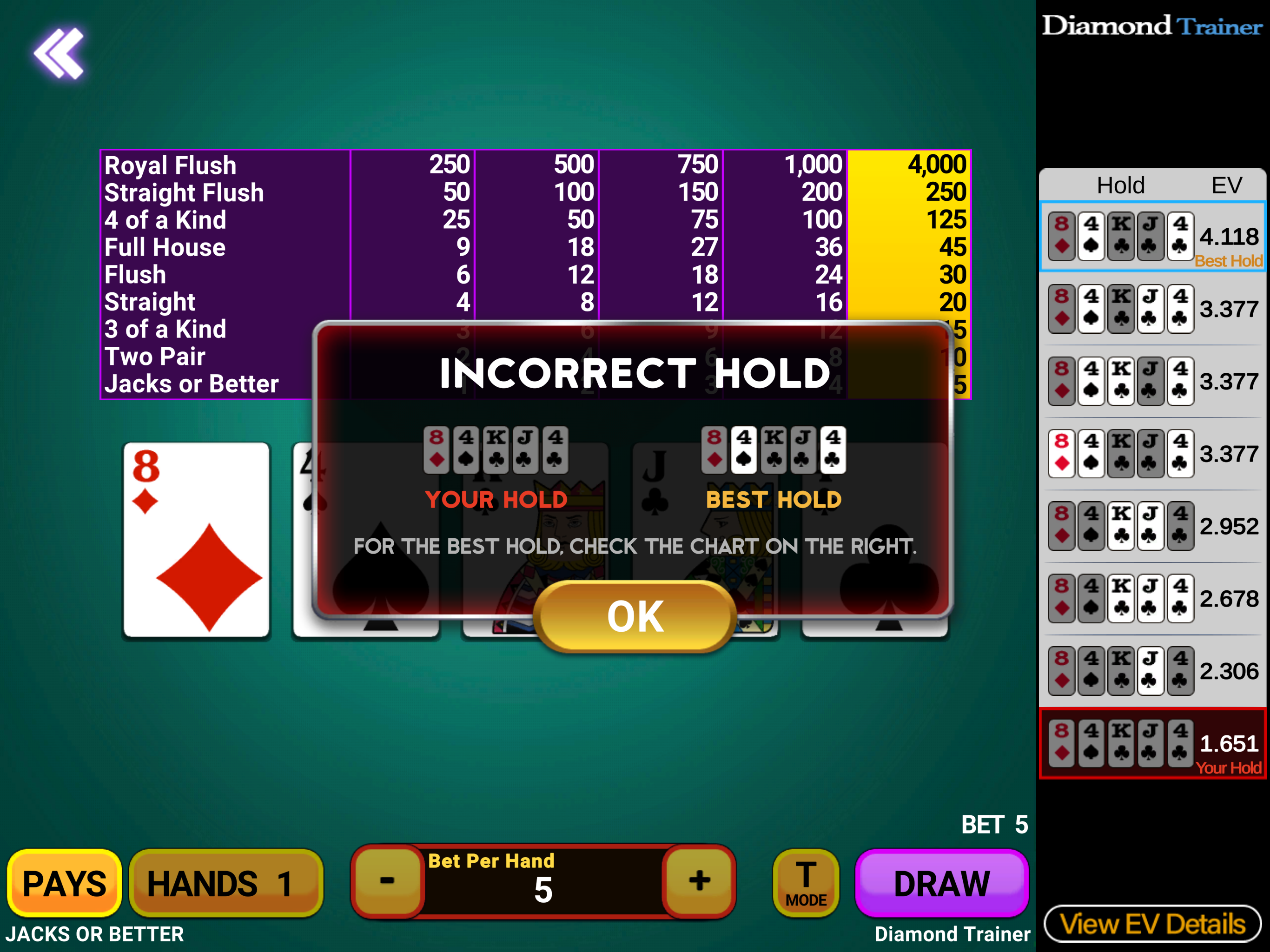 Video Poker: Multi Play Deluxe