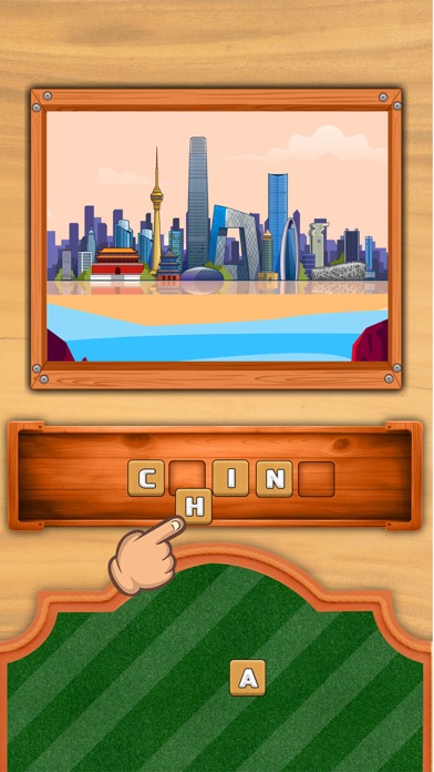 Country Quiz Word Puzzle Game Screenshot