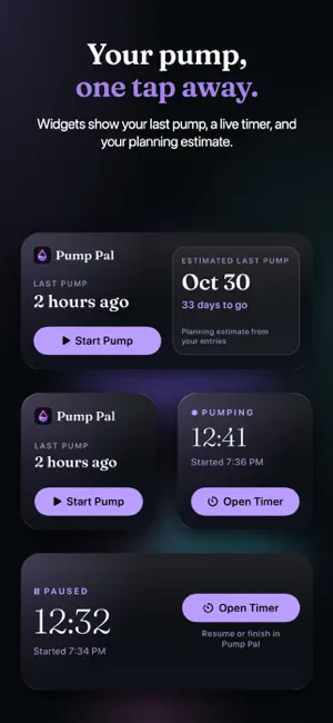 PumpPal: Breast Pump Tracker screenshot 3