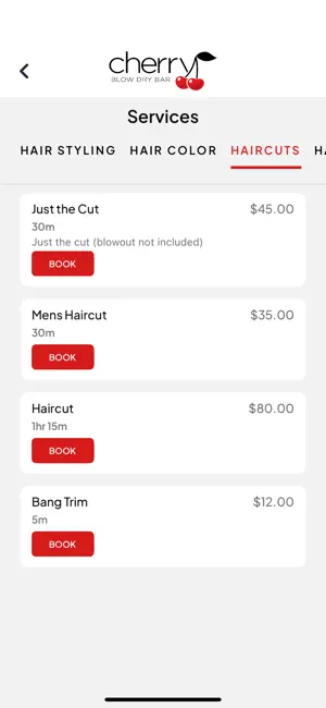 Cherry Blow Dry Bar screenshot 4