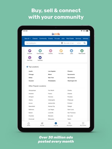 Locanto - Classifieds App iPad screenshot