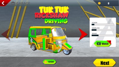 TukTuk Auto Rickshaw Taxi Game Screenshot