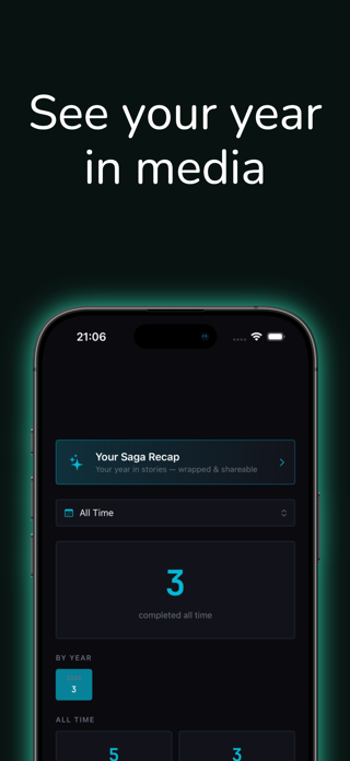 Saga: Media Tracker & Journal Screenshot 4 of 8