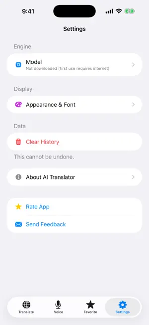AI Offline Translator screenshot 3