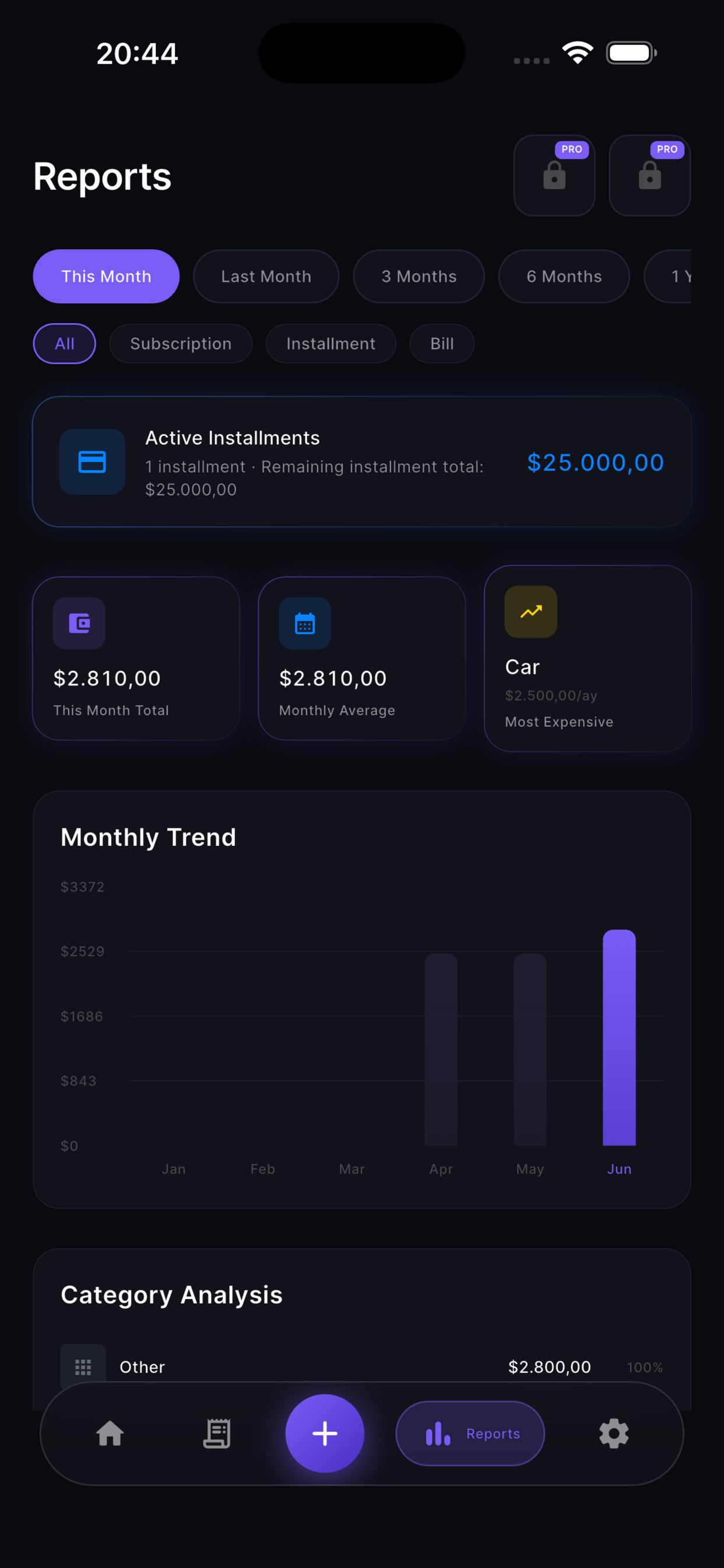 Ödexi - Payment Tracker