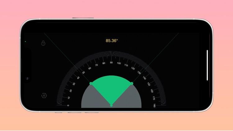 Protractor Edge-angle measure