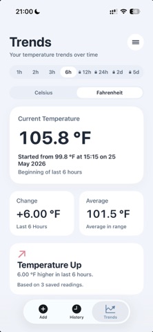QuickTempLog screenshot