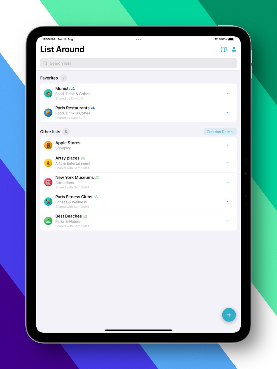 iPad screenshot