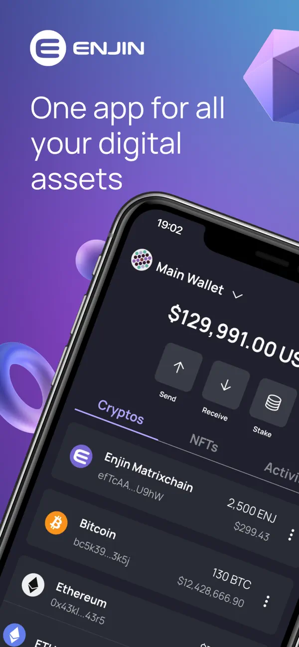 #1. Enjin: NFT Crypto Wallet (iOS) Ved: Enjin PTE LTD