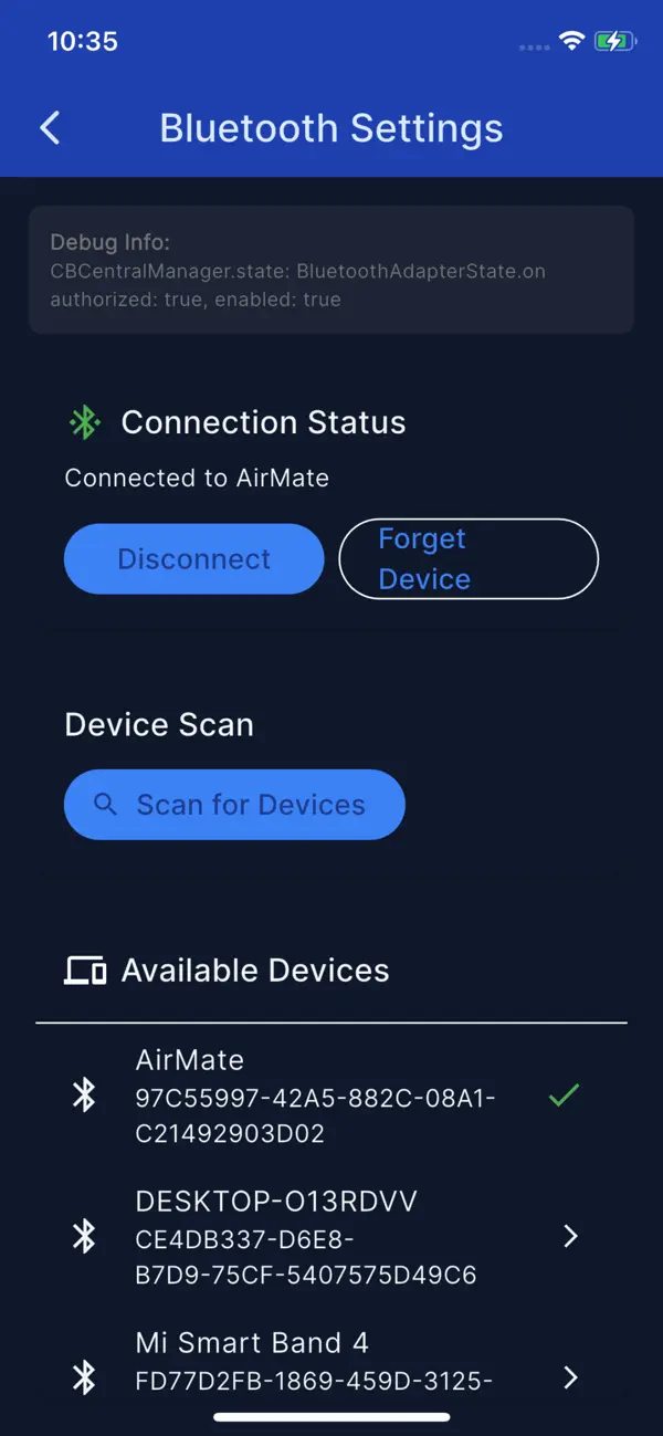 Screenshot #2 pour AirMate Control