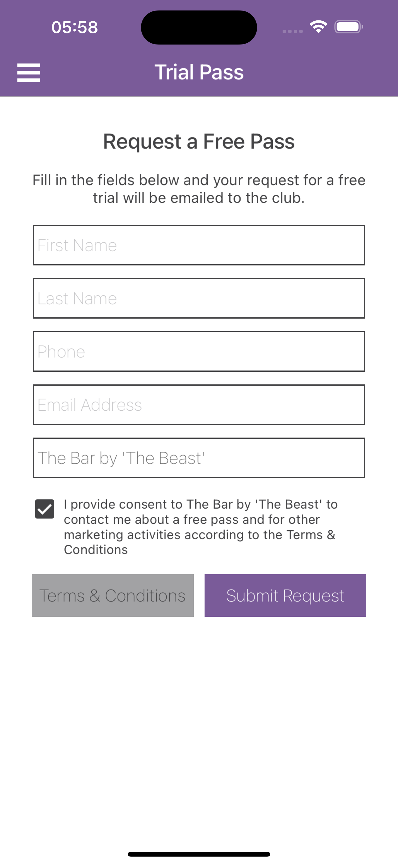 The Bar by The Beast