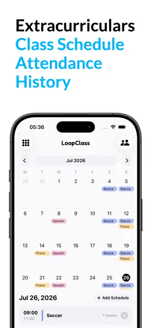 LoopClass - Class & Schedule screenshot 1