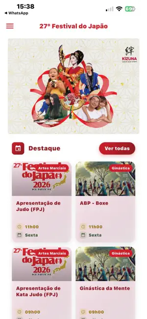 Guia do Festival do Japão iPhone screenshot 1