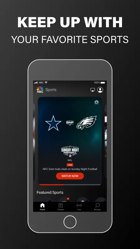 NBC Sports screenshot 1 of 4