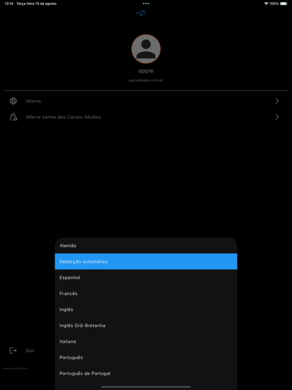 Nets Telecom iPad screenshot