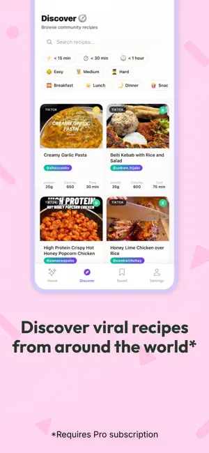 ReelMeal – Viral Recipes AI screenshot 2