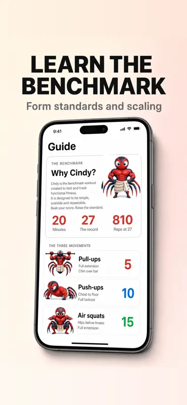 Cindy - Crossfit Workout screenshot 4 of 5