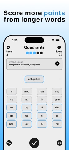 Quadrants - Tile Puzzle Game iPhone screenshot