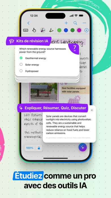Screenshot #2 pour Nebo : Cahier IA pour Etudiant