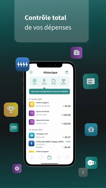 miio - bornes de recharge screenshot 8 of 10