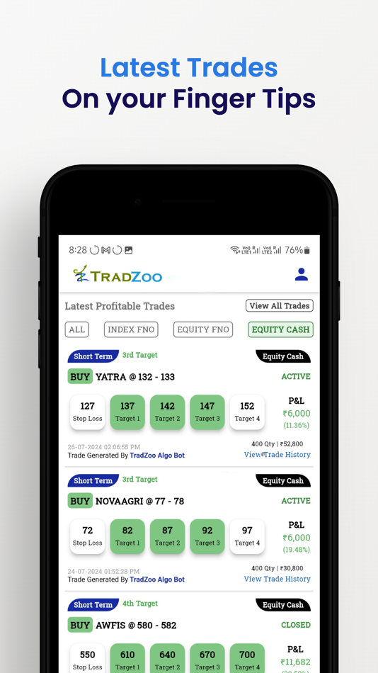 #3. TradZoo: Algo Trades & More (iOS) 由: TRADZOO CAPITAL