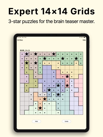 Star Battle Puzzles iPad screenshot