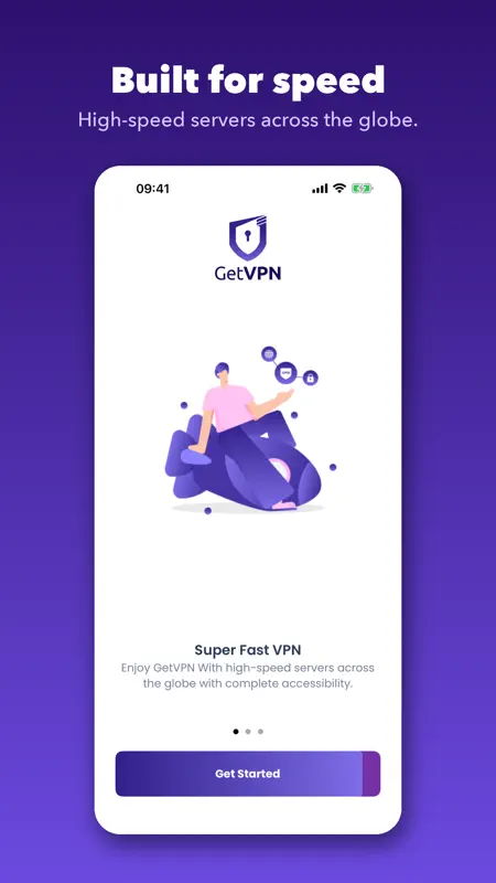 GetVPN: Fast & Private VPN screenshot 3 of 6