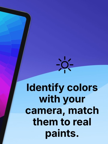 Color Identifier · Paint Match iPad screenshot