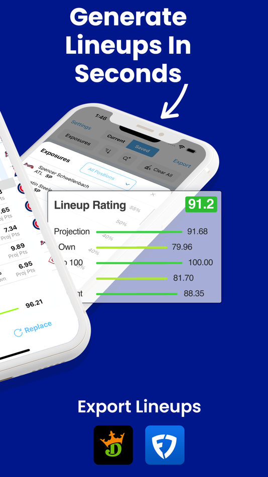 #3. DFS Lineup Optimizer - SimLabs (iOS) 게시자: RotoGrinders