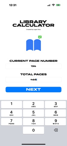 Library Calculator Screenshot 2 of 4