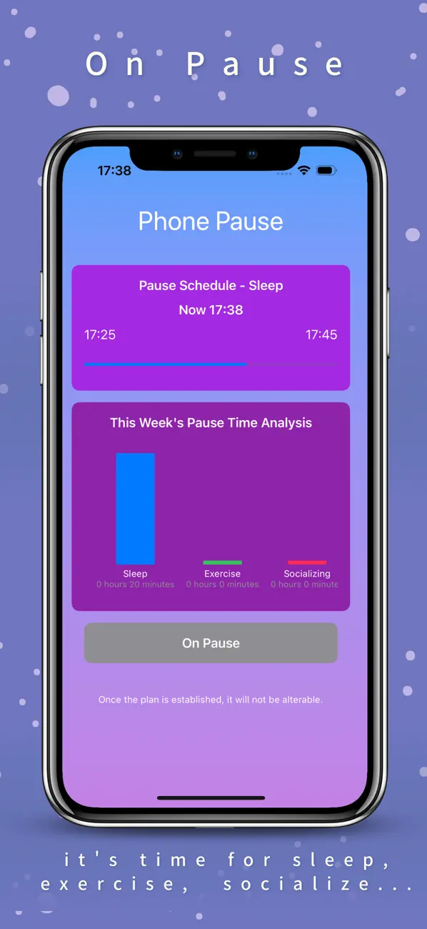 Screenshot #3 pour Easy Pause -  Put Down Phone