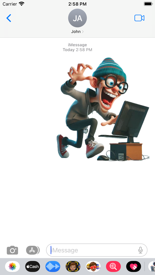 #4. Wacky Hacker Stickers (iOS) By: Paul Scott