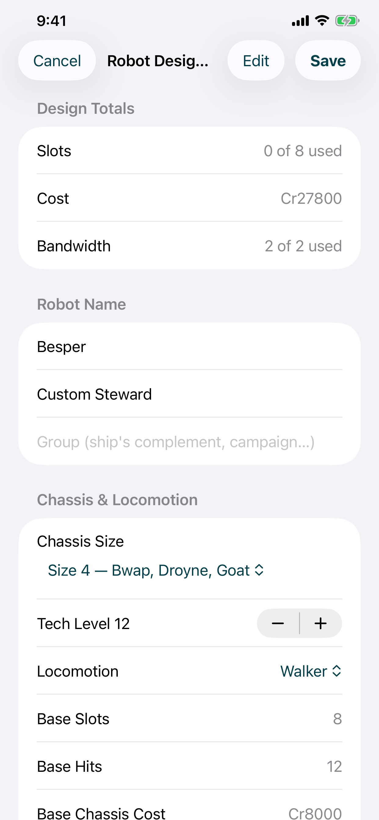 Traveller RPG Companion screenshot 10