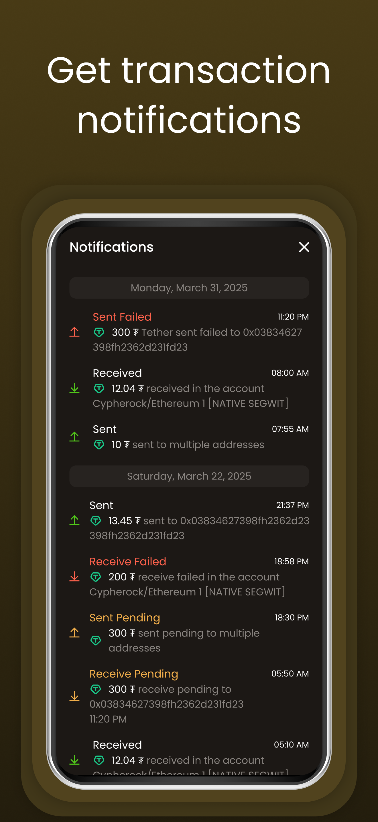 Cypherock CySync Crypto Wallet screenshot 6