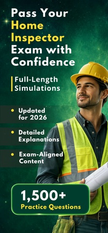 Home Inspector Exam Prep |2026 Screenshot 1 of 7