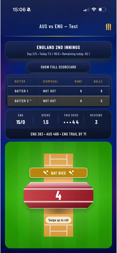 Howzat! Dice Cricket! - Games App | MWM
