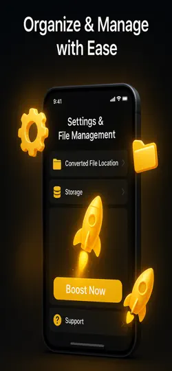 Captura de pantalla de Fexo All File Converter en iPhone 5