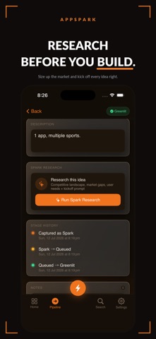 AppSpark: Capture App Ideas screenshot