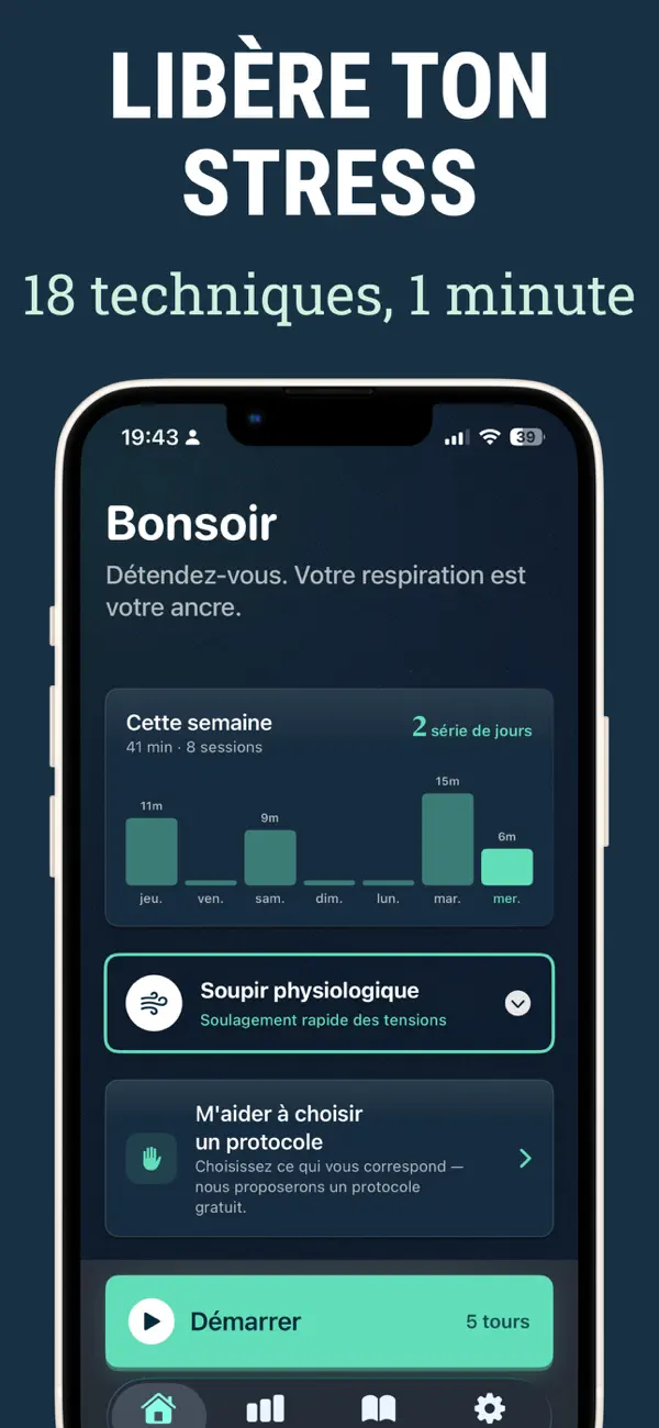 Screenshot #2 pour Exercices de Respiration