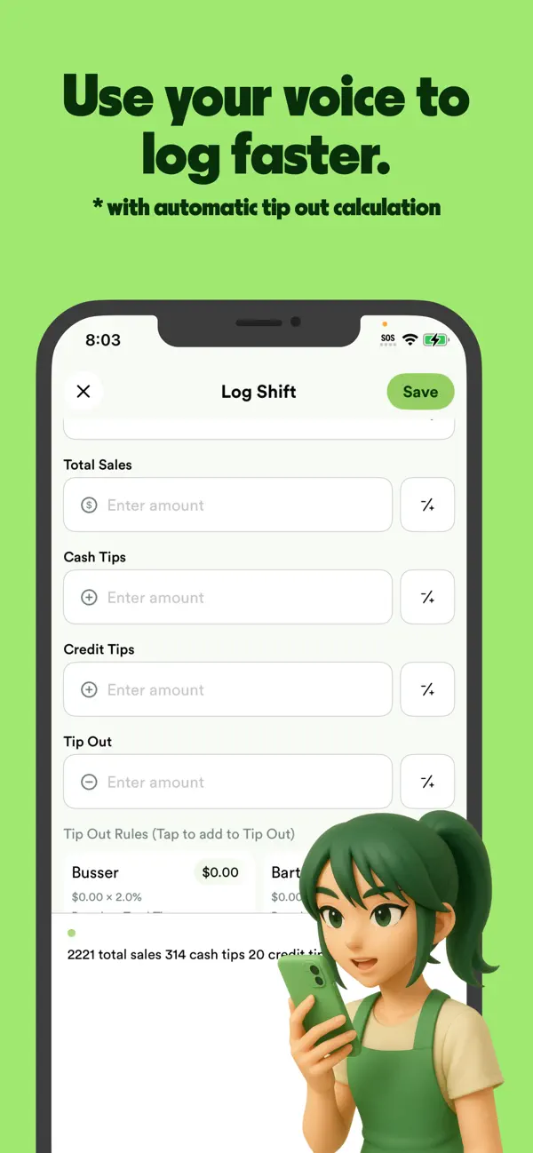 #3. TipMax Tip Tracker (iOS) โดย: EnterMaurs