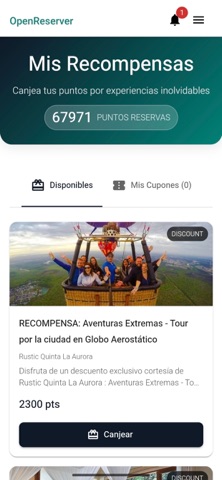 Open Reserver iPhone screenshot