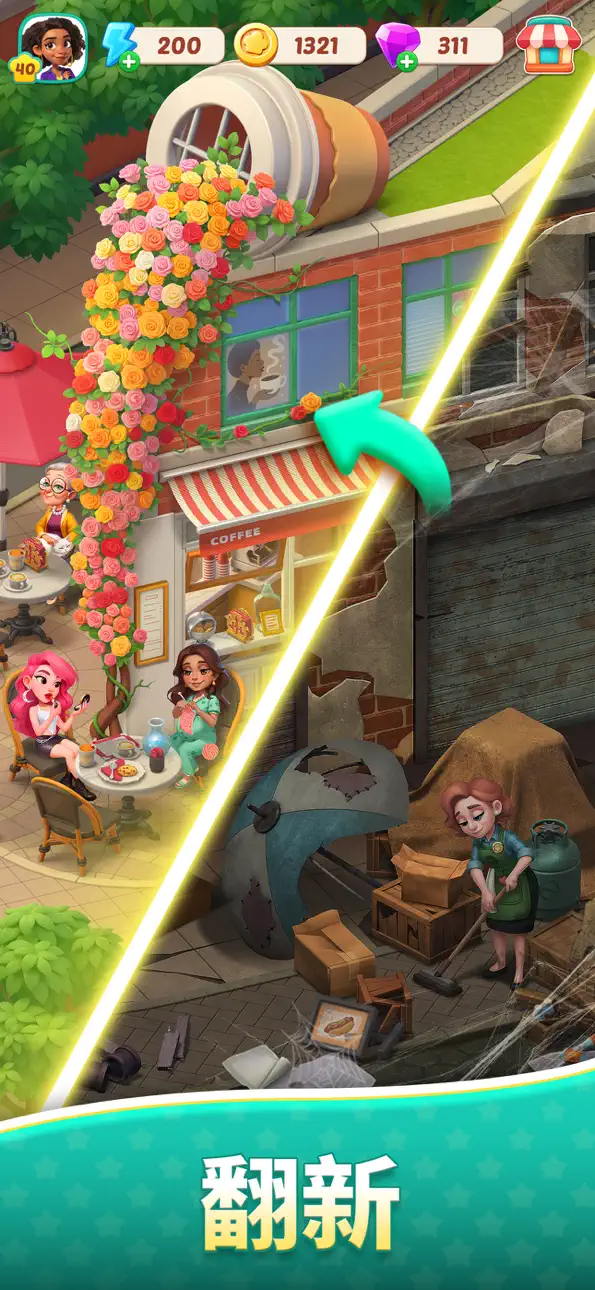 Foodstars: Merge & Cook iOS Mod IPA screenshot 4 - iOS game interface