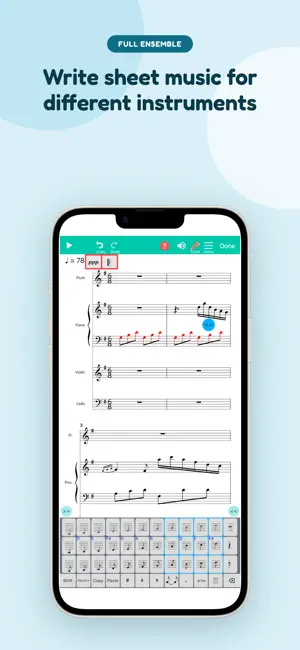 Score Creator: compose music screenshot 4